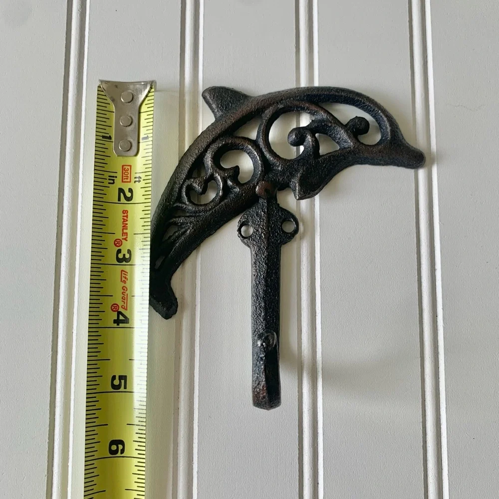 Coastal Cast Iron Wall Hooks Set